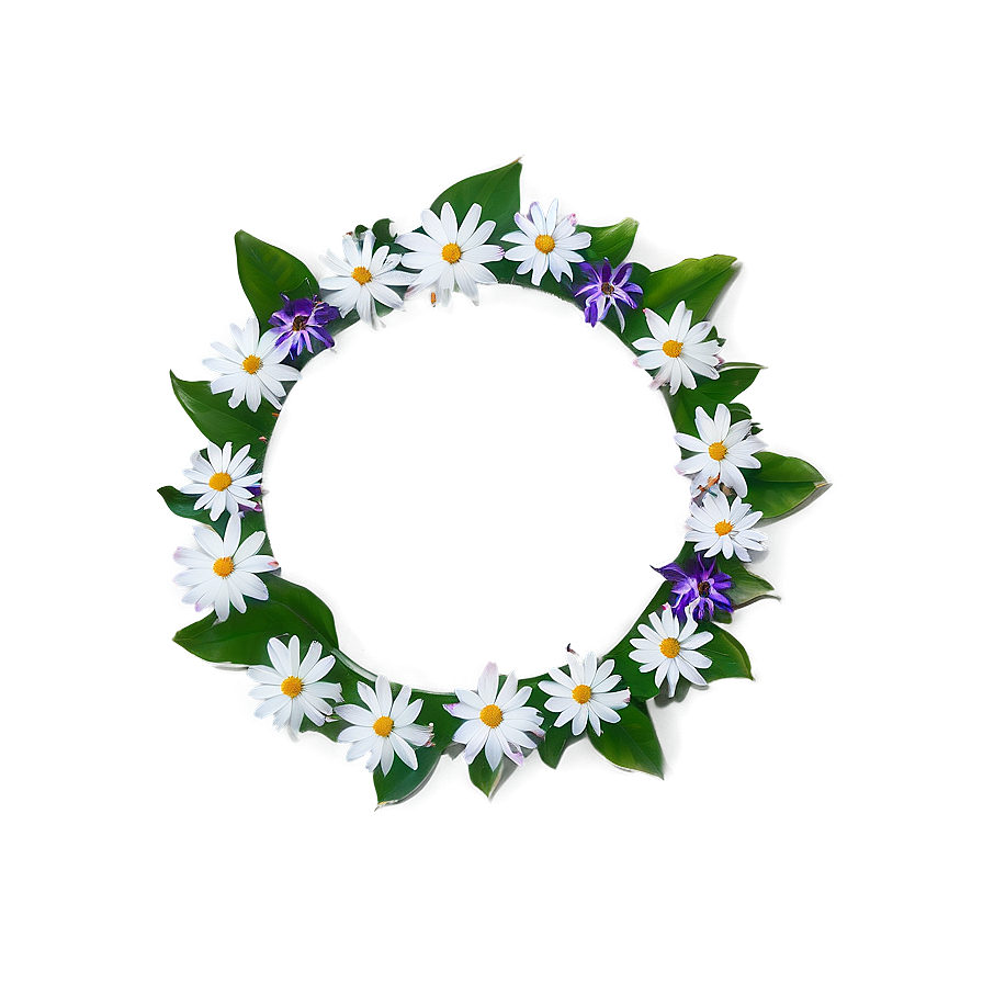 Minimalist Flower Circle Png Fwm