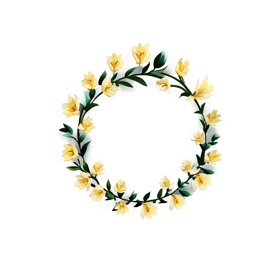 Minimalist Flower Frame Png Jpv35