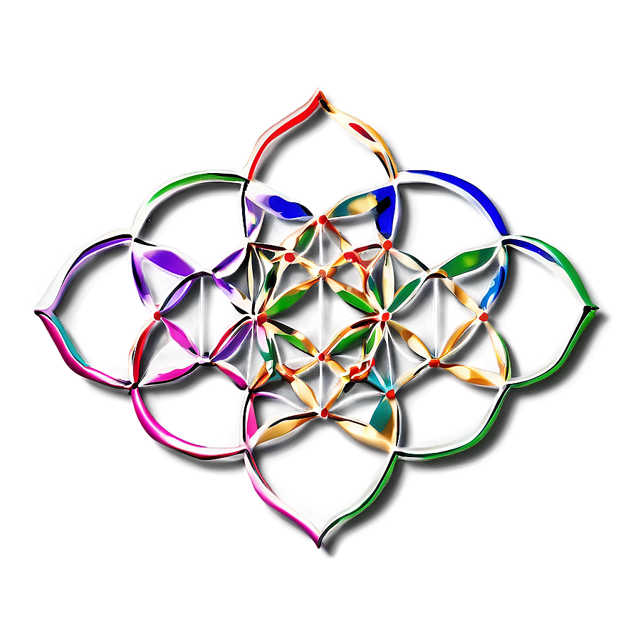 Minimalist Flower Of Life Icon Png 44