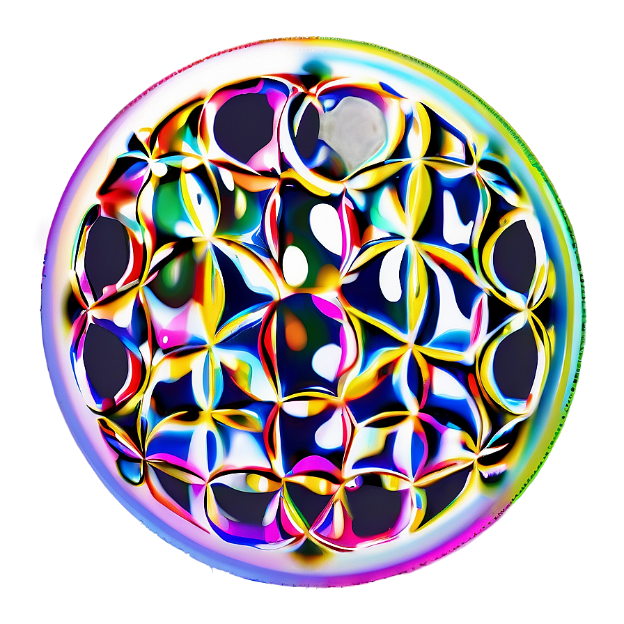 Minimalist Flower Of Life Icon Png Fdj