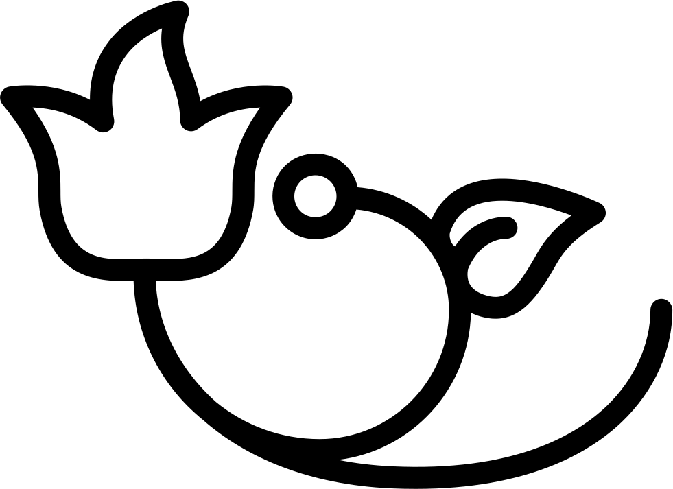 Transparent Flower Outline Png - Flower Design In Outline, Png Download PNG with transparent background