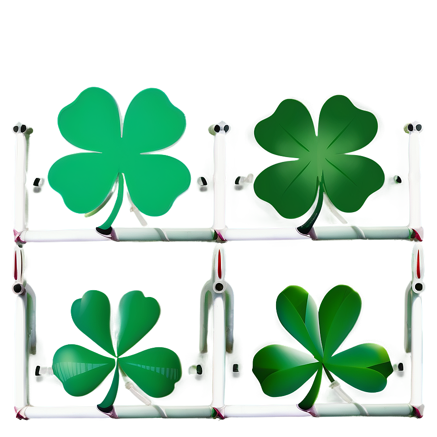 Minimalist Four Leaf Clover Png 05252024