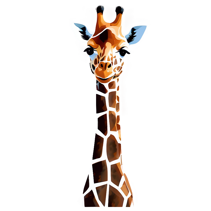 Minimalist Giraffe Design Png Utr