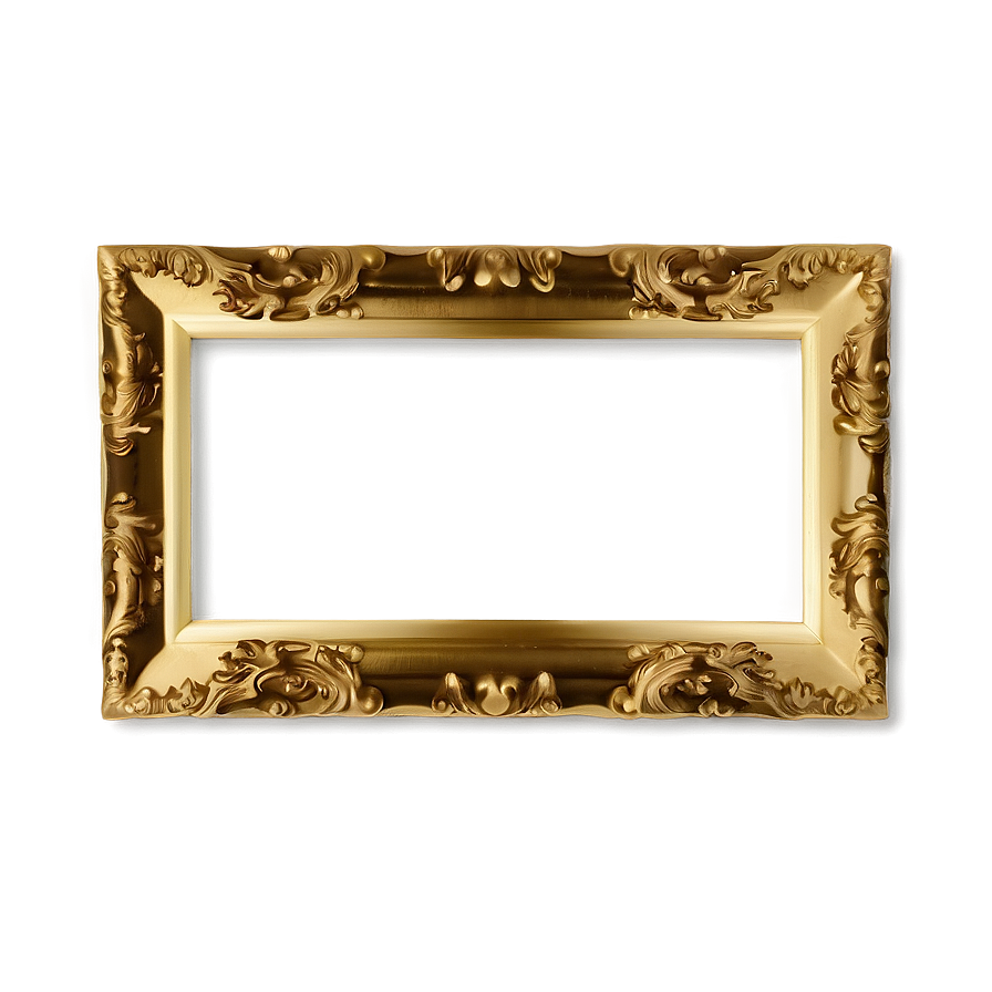 Minimalist Gold Frame Png Ojh