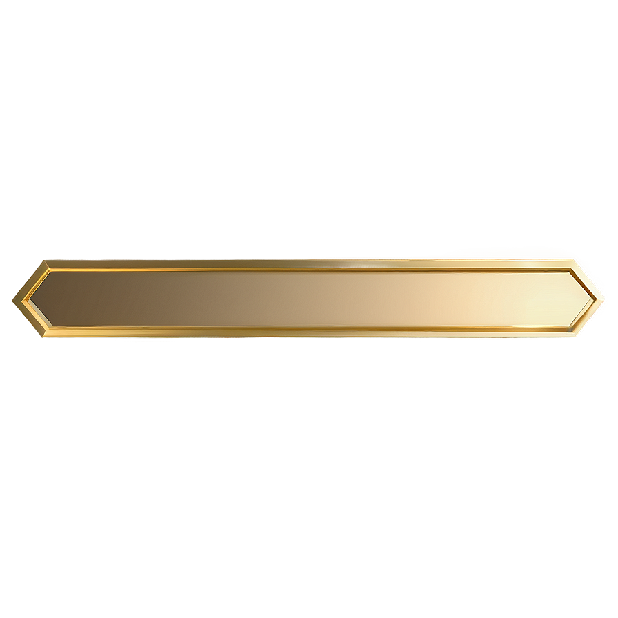 Minimalist Gold Trim Png Yhx