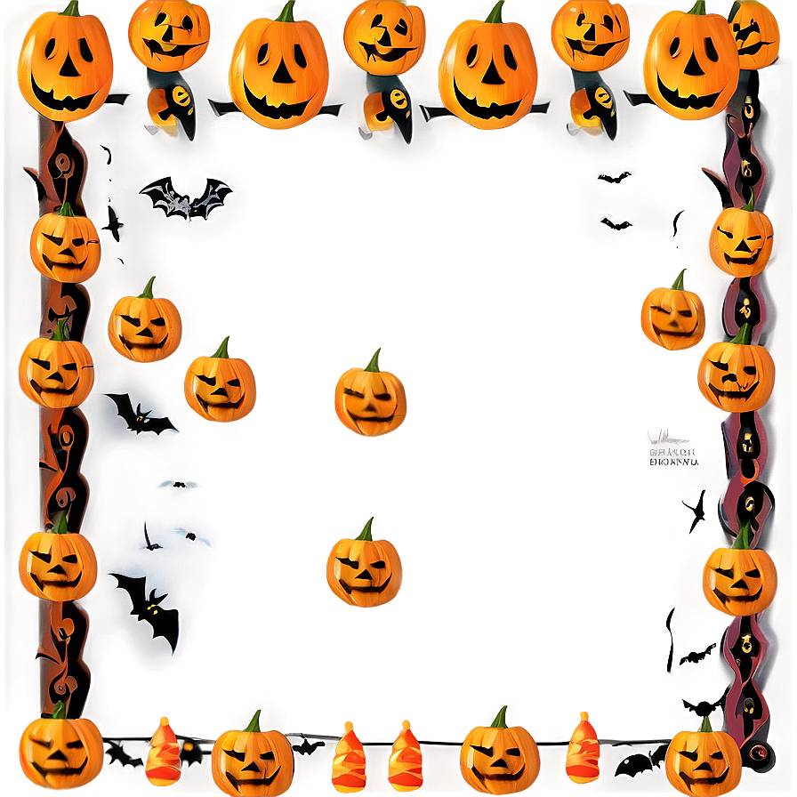 Minimalist Halloween Border Png Jhy