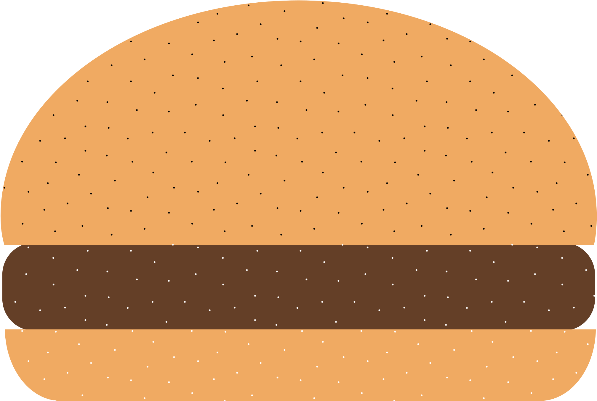 Minimalist Hamburger Graphic PNG with transparent background