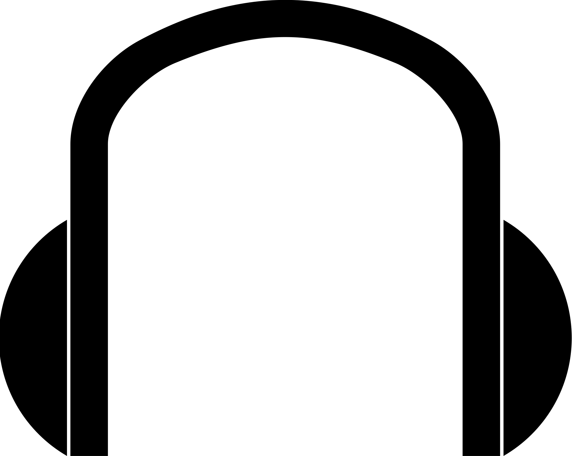 Minimalist Headphone Icon PNG image with a transparent background, free high-resolution download