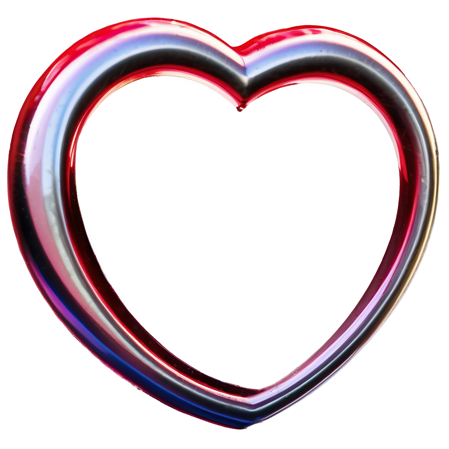 Minimalist Heart Outline PNG otu PNG image with a transparent background, free high-resolution download