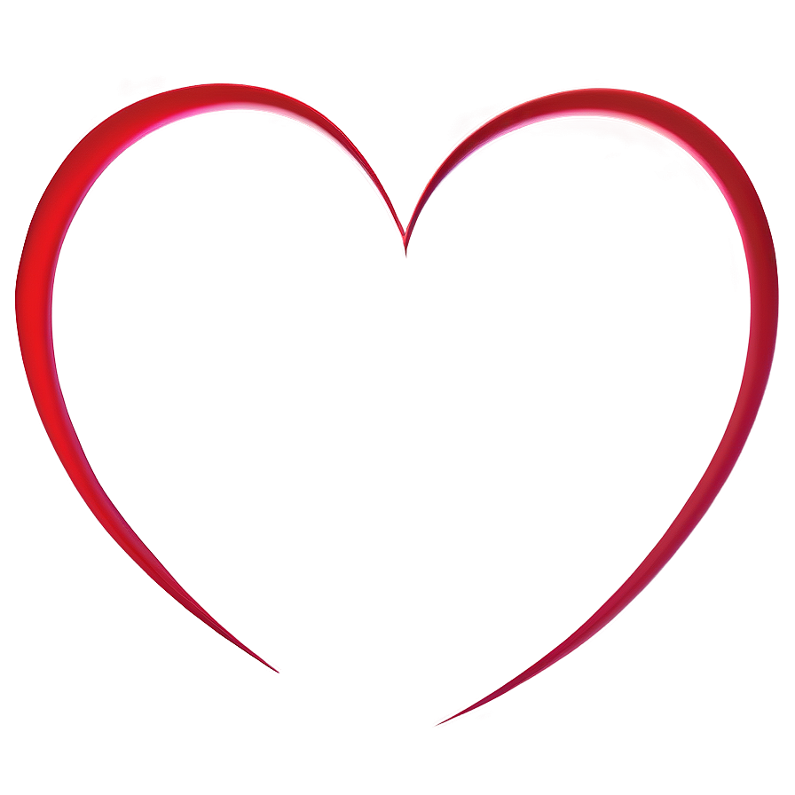 Minimalist Heart Vector Png 39