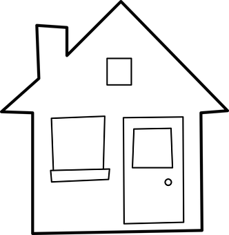 Minimalist_ Home_ Icon PNG with transparent background