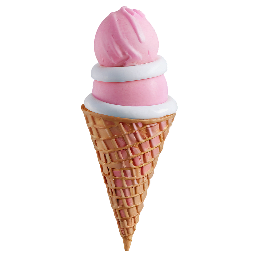 Minimalist Ice Cream Cone Png 05252024