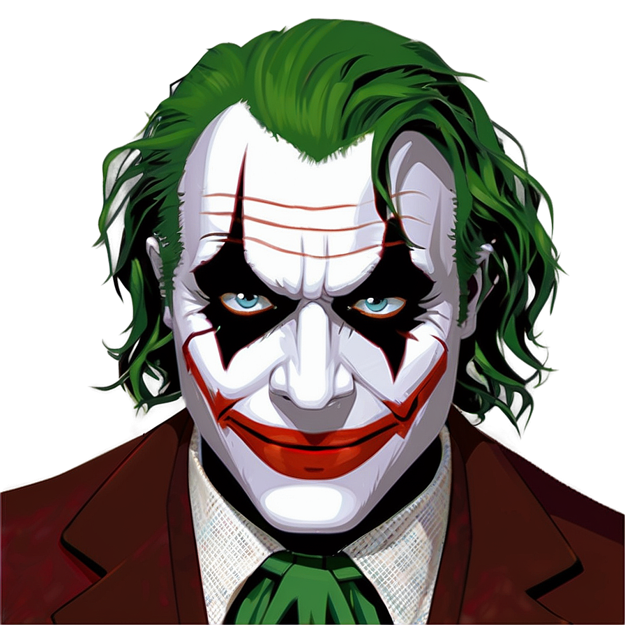 Minimalist Joker Portrait Png Joq72