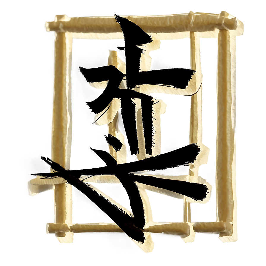 Minimalist Kanji Drawing Png 66