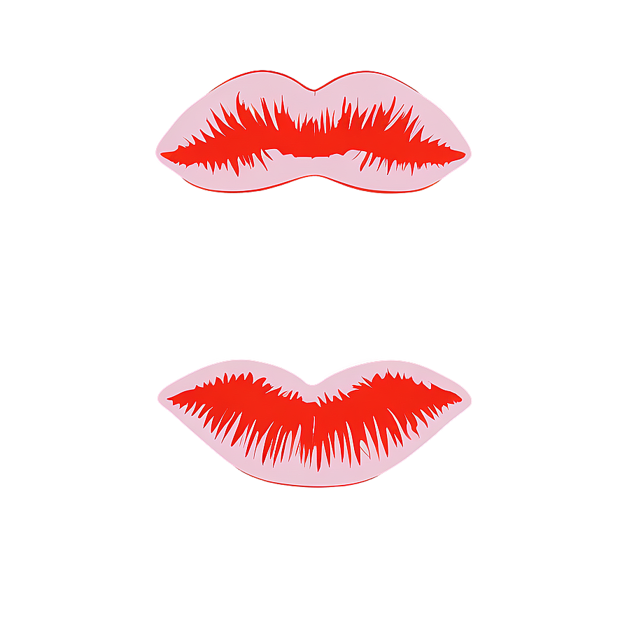 Minimalist Kissy Lips Png 82