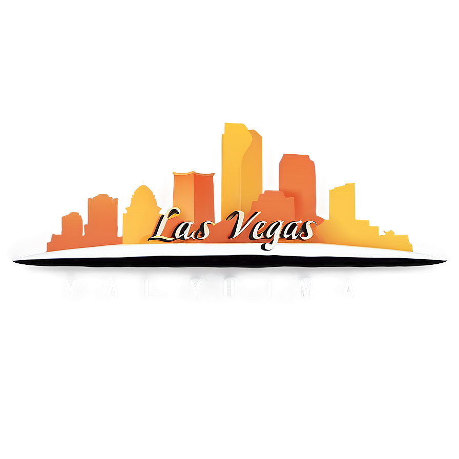 Minimalist Las Vegas Skyline Png 68