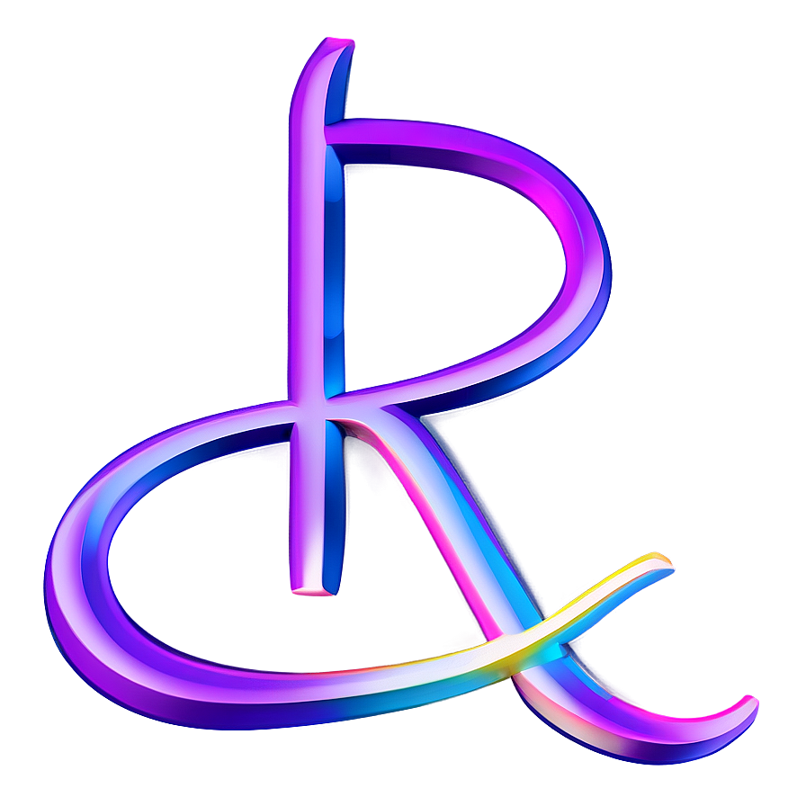 Minimalist Letter R Outline Png Ois4