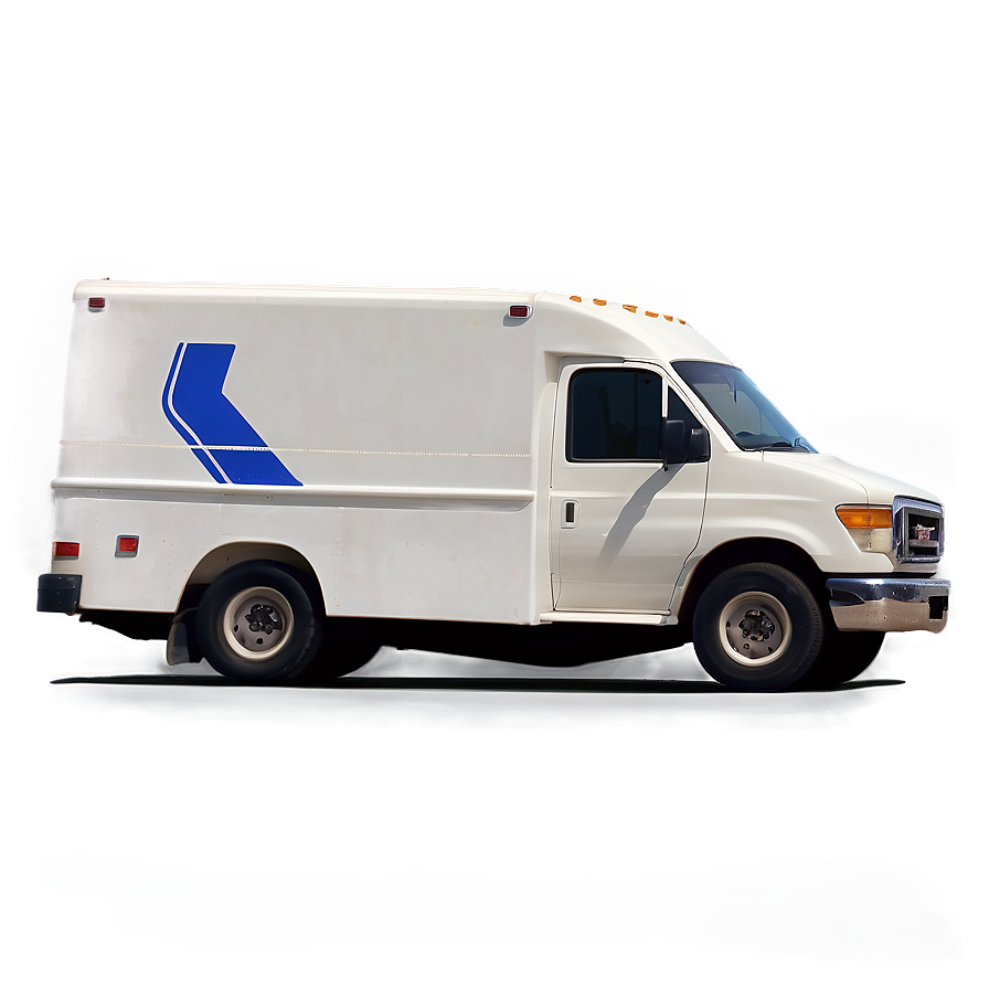 Minimalist Mail Truck Logo Png Vra