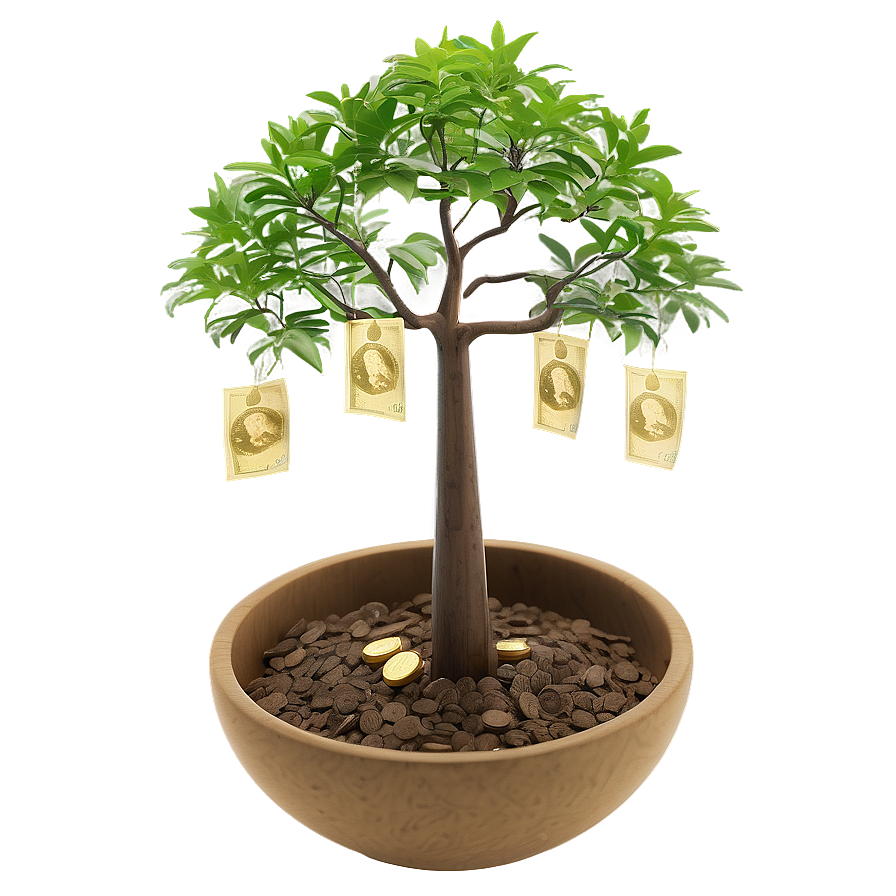 Minimalist Money Tree Png Rsy99