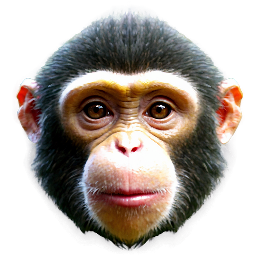 Minimalist Monkey Face Icon Png Mgn10