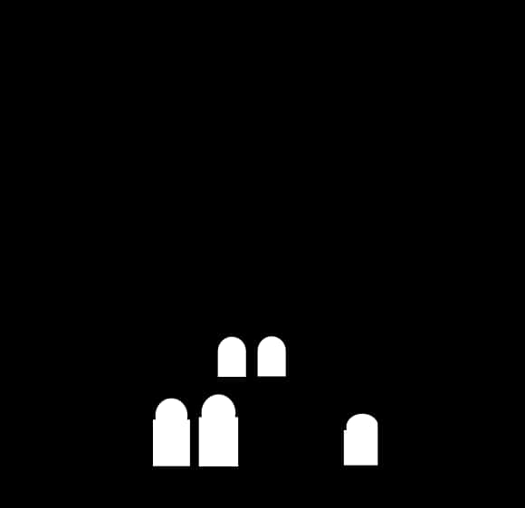 Minimalist Mosque Silhouette