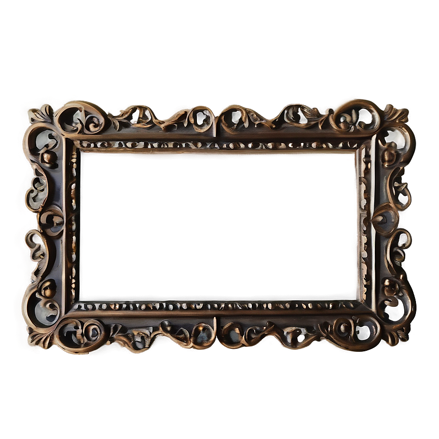 Minimalist Ornate Frame Png Kwa