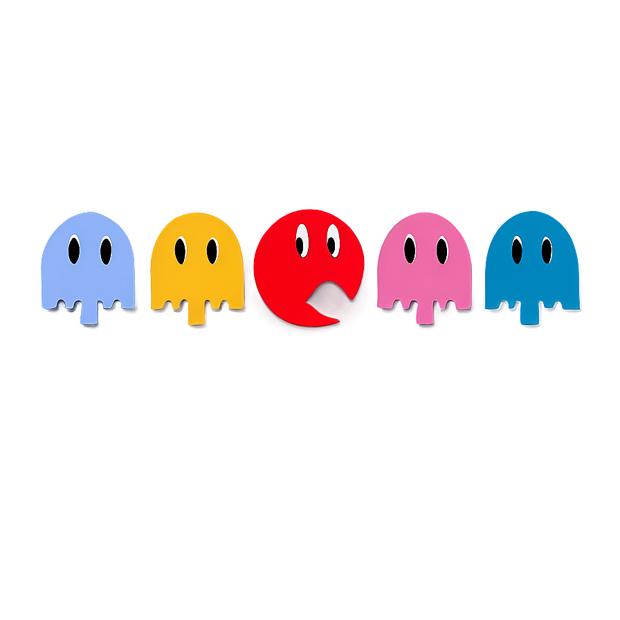 Minimalist Pacman Design Png Mfq