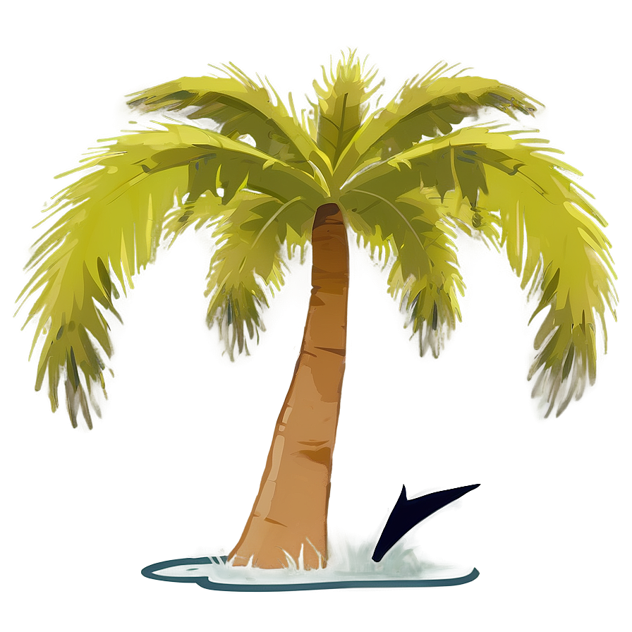 Minimalist Palmera Sketch Png 06262024