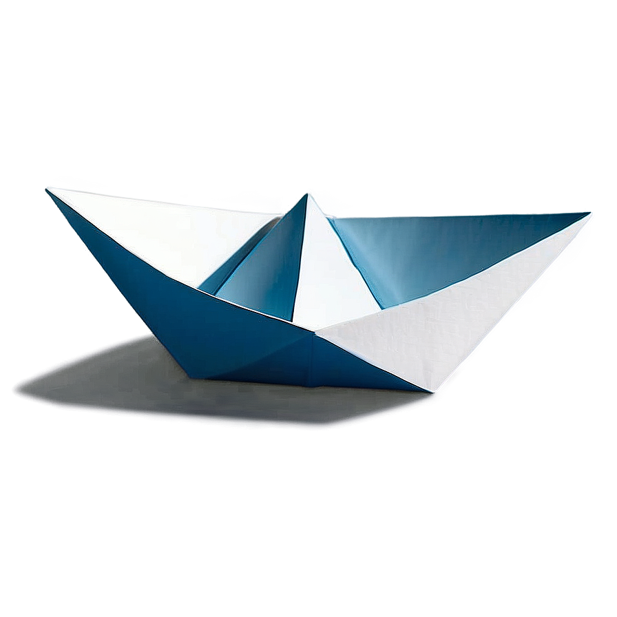 Minimalist Paper Boat Design Png 06282024