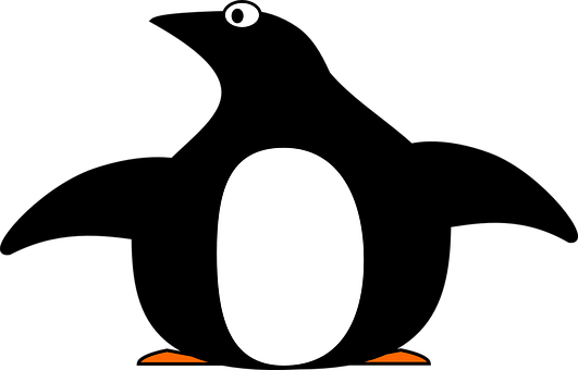 Minimalist Penguin Illustration