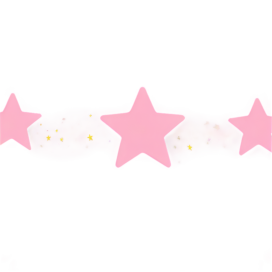 Minimalist Pink Stars Png Mwg