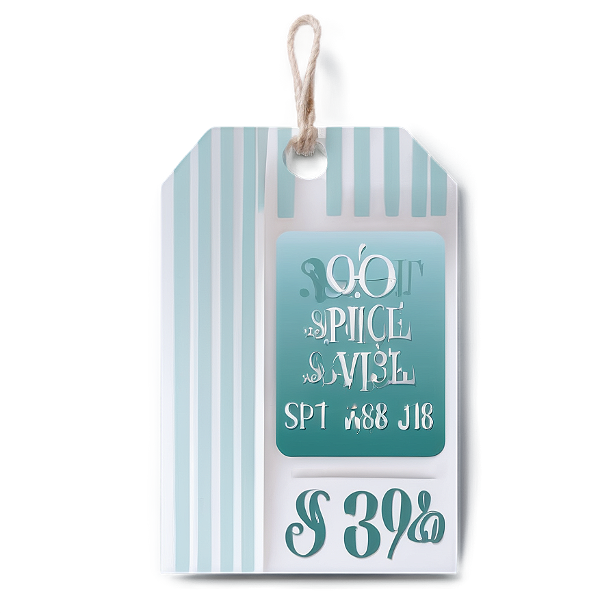 Minimalist Price Tag Png 05252024