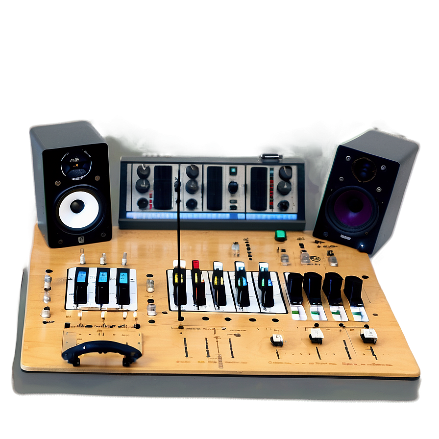 Minimalist Recording Studio Layout PNG 97 PNG with transparent background