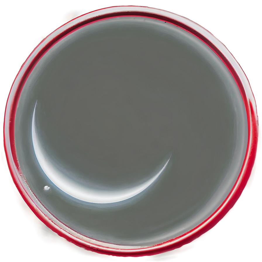 Minimalist Red Circle Art PNG 04302024 PNG with transparent background