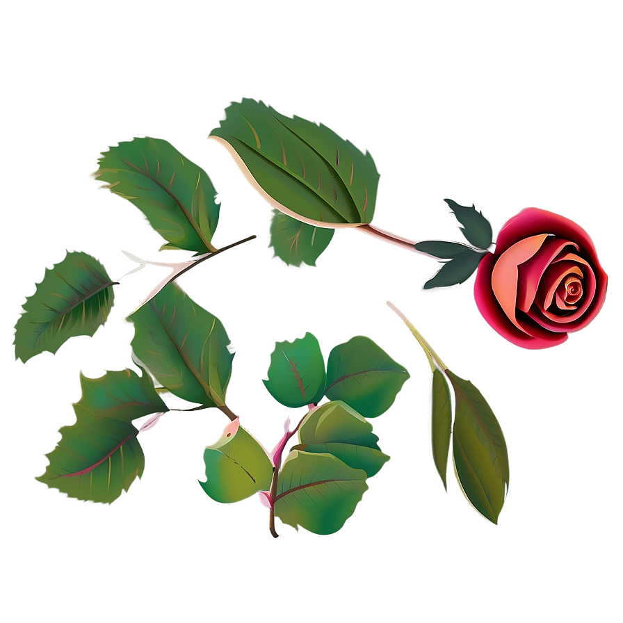 Minimalist Rose Png 06202024