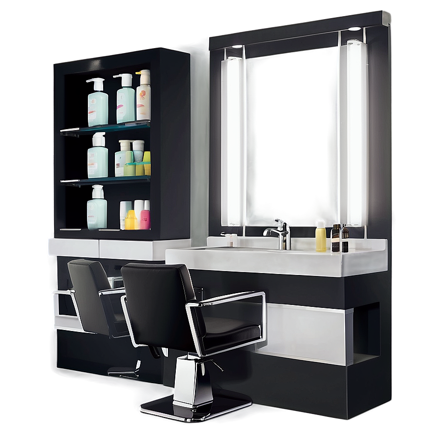 Minimalist Salon Shampoo Station Png 57