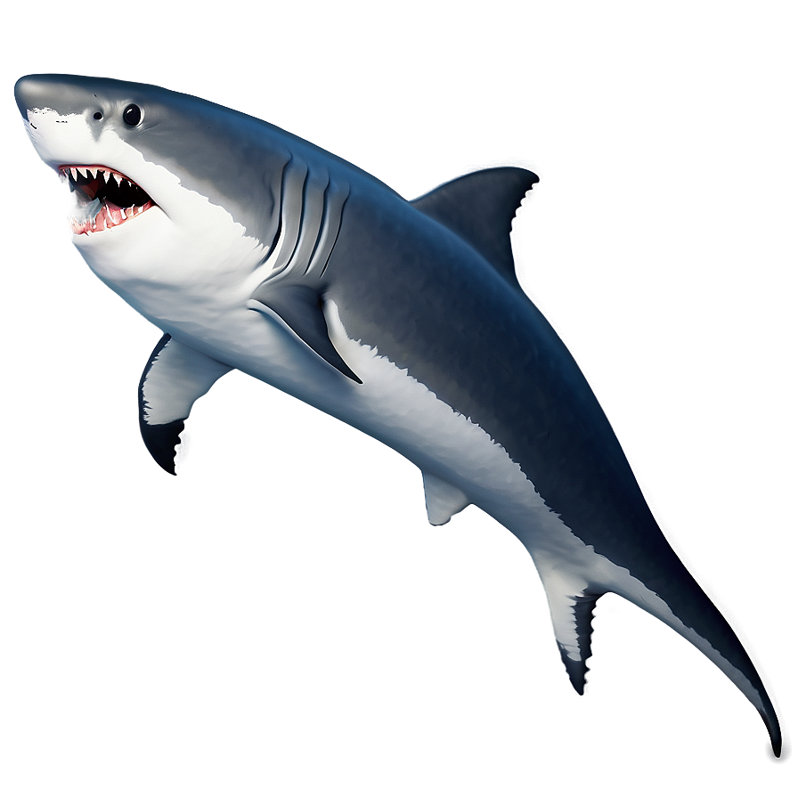 Minimalist Shark Design Png 40