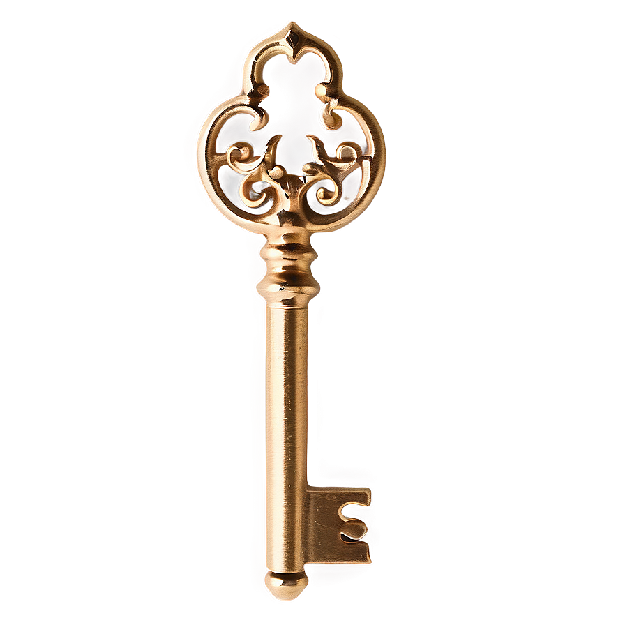 Minimalist Skeleton Key Clipart Png Ige