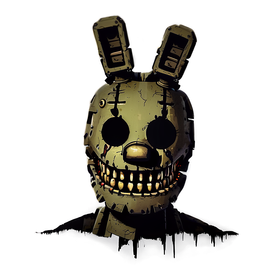 Minimalist Springtrap Graphic Png Fwn