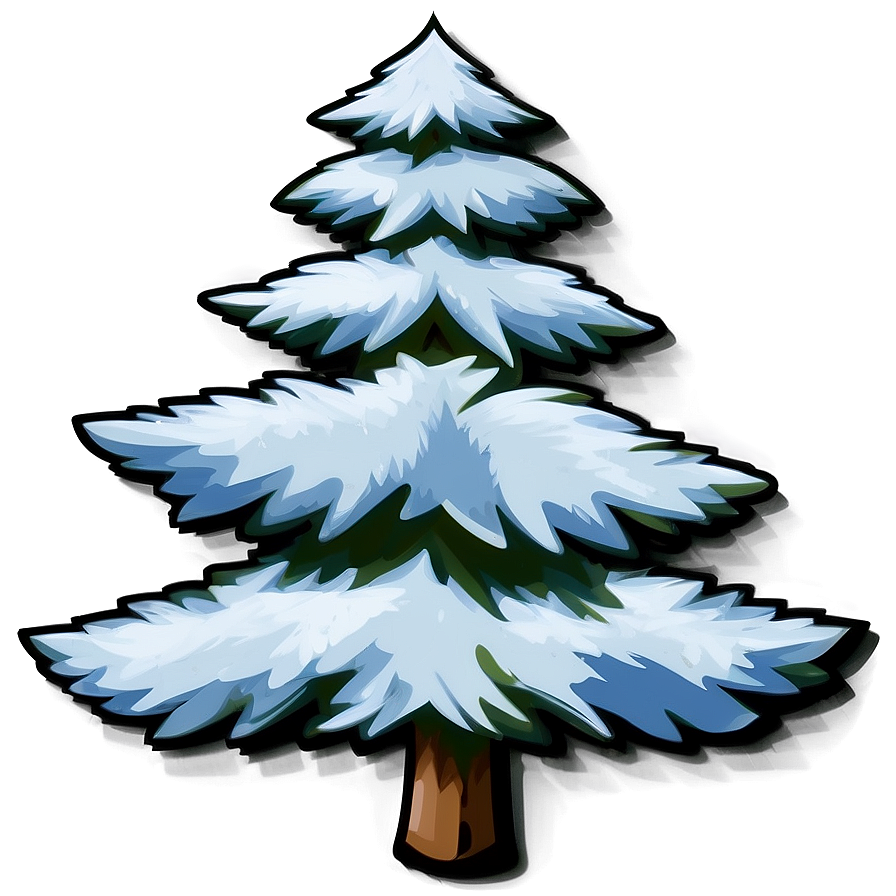 Minimalist Spruce Tree Icon Png 38