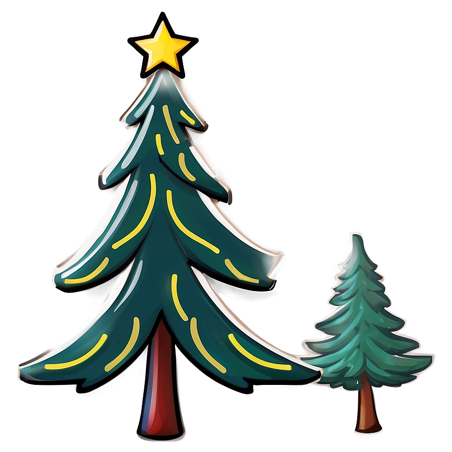 Minimalist Spruce Tree Icon Png Qmn72