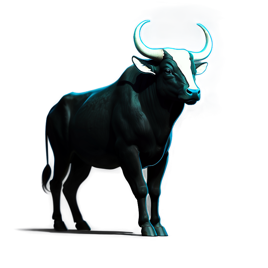 Minimalist Taurus Sketch Png 21