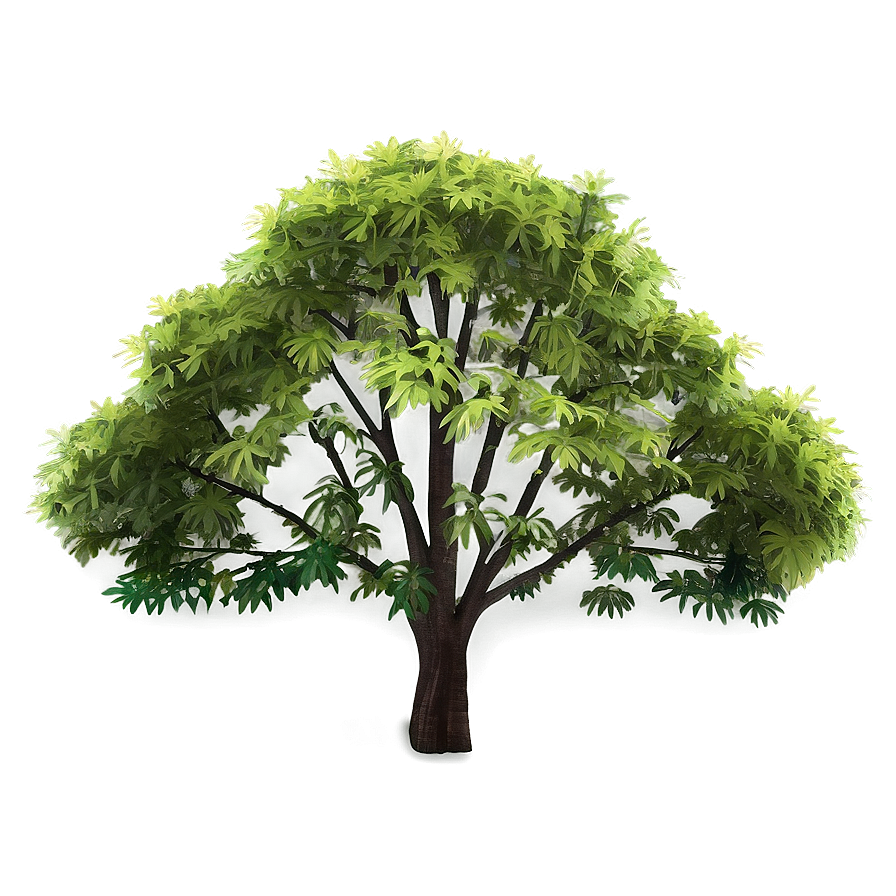 Minimalist Tree Top View Png Qub