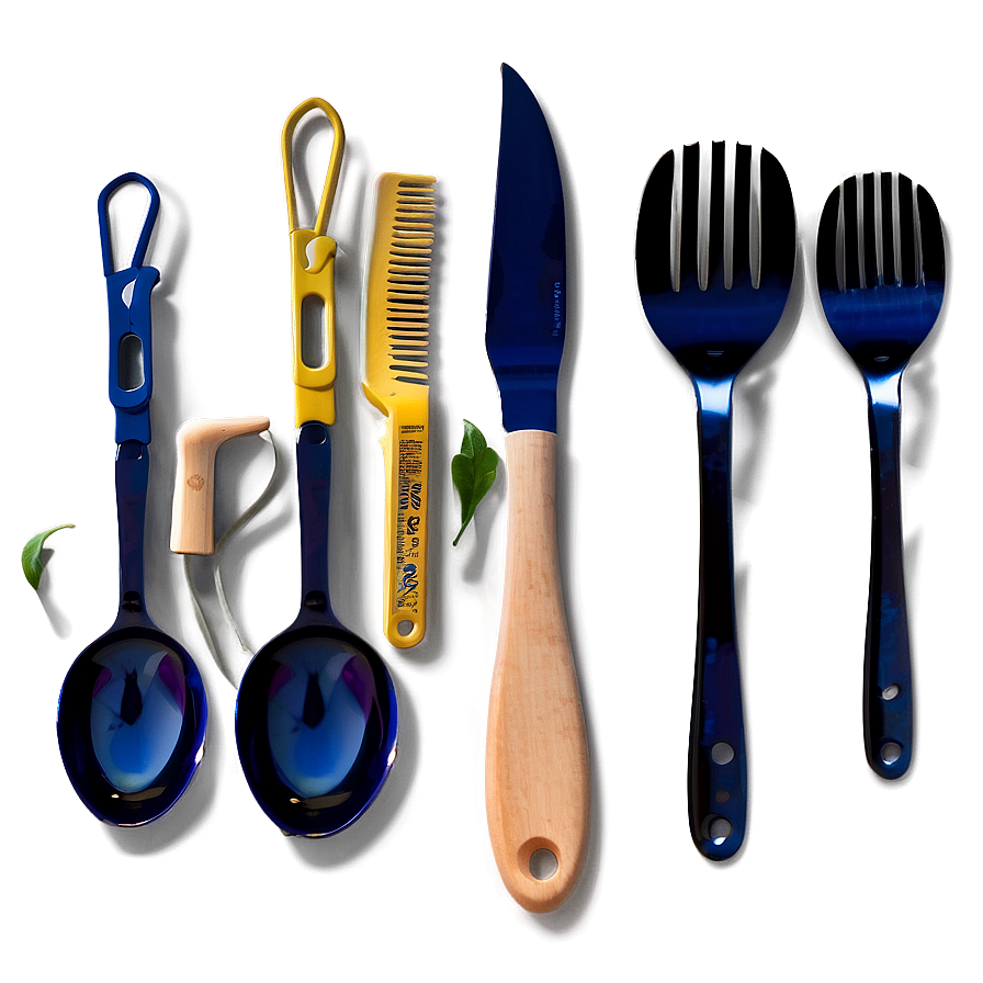 Minimalist Utensils Collection PNG abj24 PNG image with a transparent background, free high-resolution download