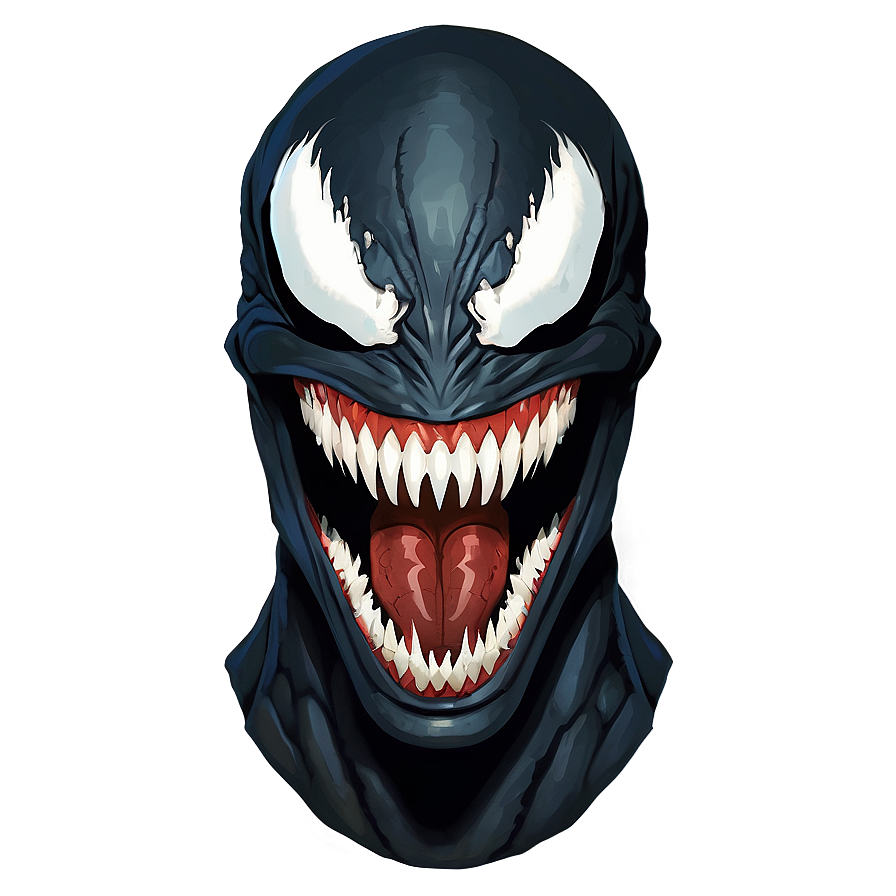 Minimalist Venom Design PNG wsc82 PNG with transparent background