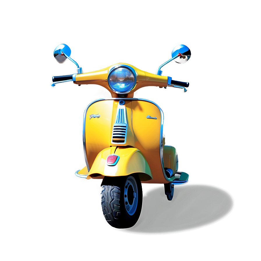 Minimalist Vespa Sketch Png 46