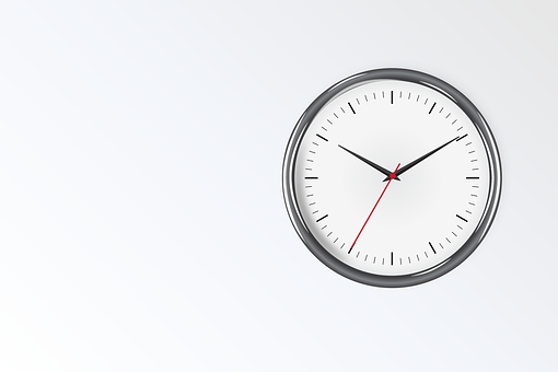 Minimalist Wall Clock Design PNG with transparent background