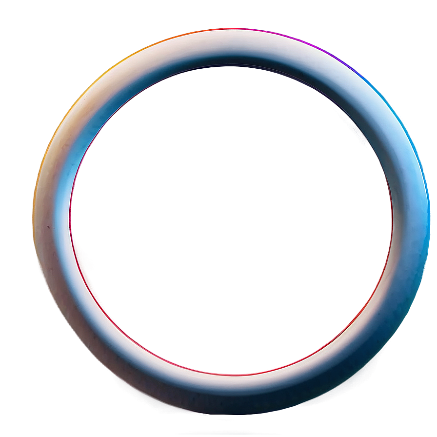 Minimalist White Circle Design Png Ymg