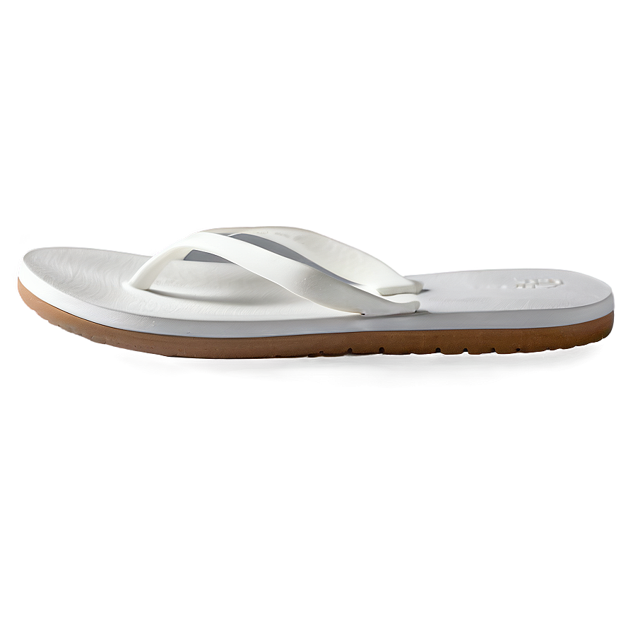 Minimalist White Flip Flop Png 06132024