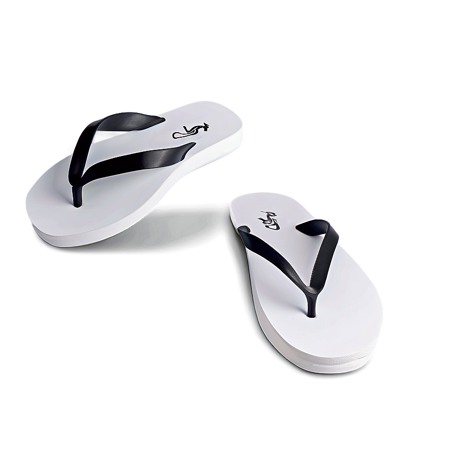 Minimalist White Flip Flop Png Mgq47